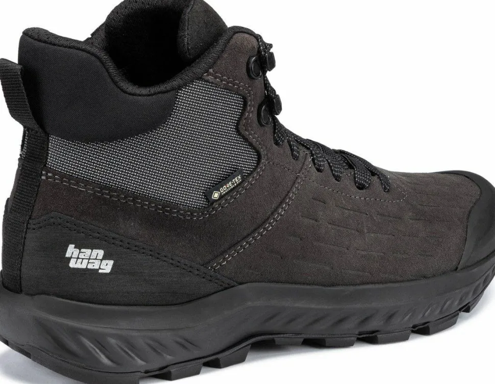 Hanwag Men's Kaduro Mid Gore-Tex Anthracite/black