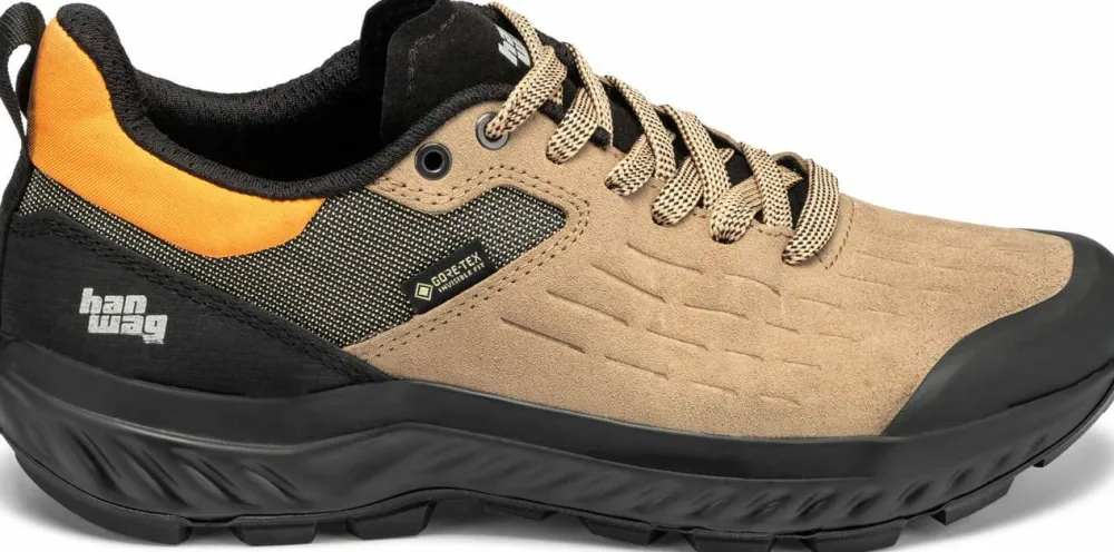 Hanwag Women's Kaduro Low Lady Gore-Tex Lightbrown-orange Outlet