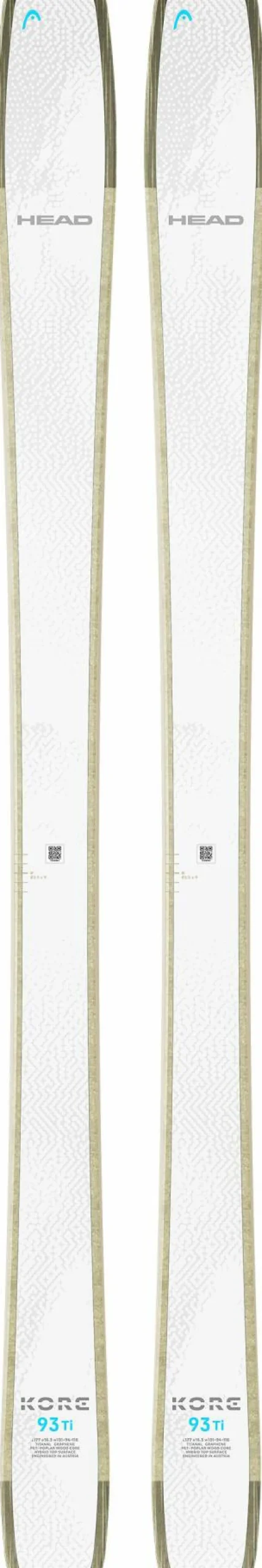 Head Women's Kore 93 Ti White/Blue Best