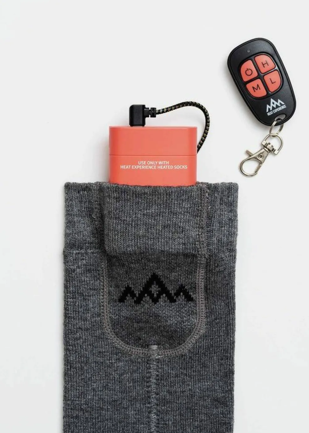 Heat Experience Heatx Heated Everyday Socks With Batteries V2 Grey