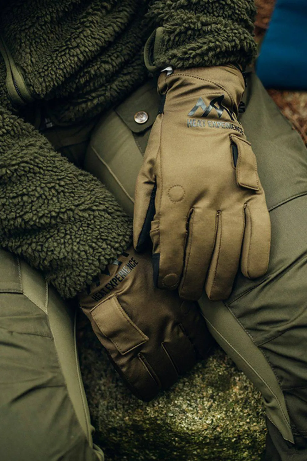 Heat Experience Hunting Gloves /black Green