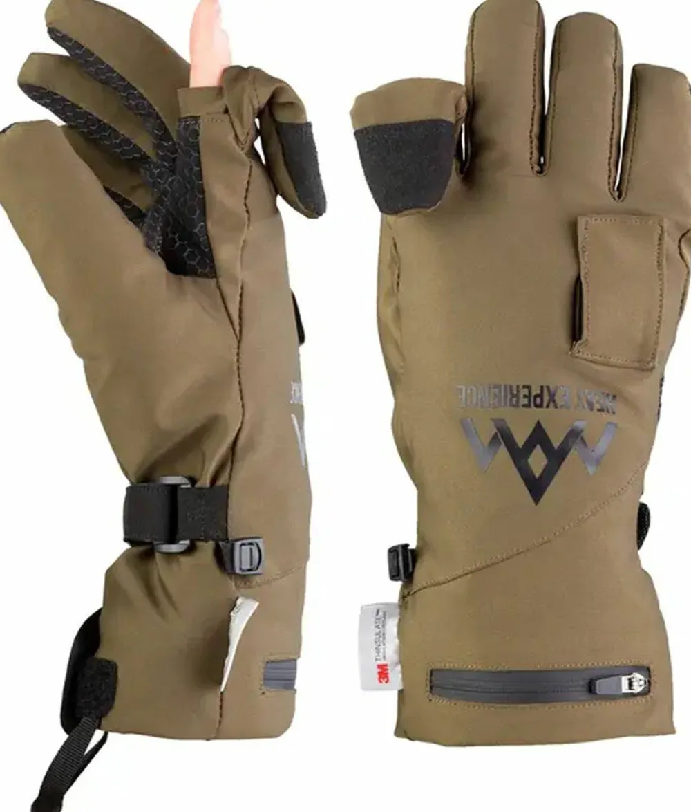 Heat Experience Hunting Gloves /black Green