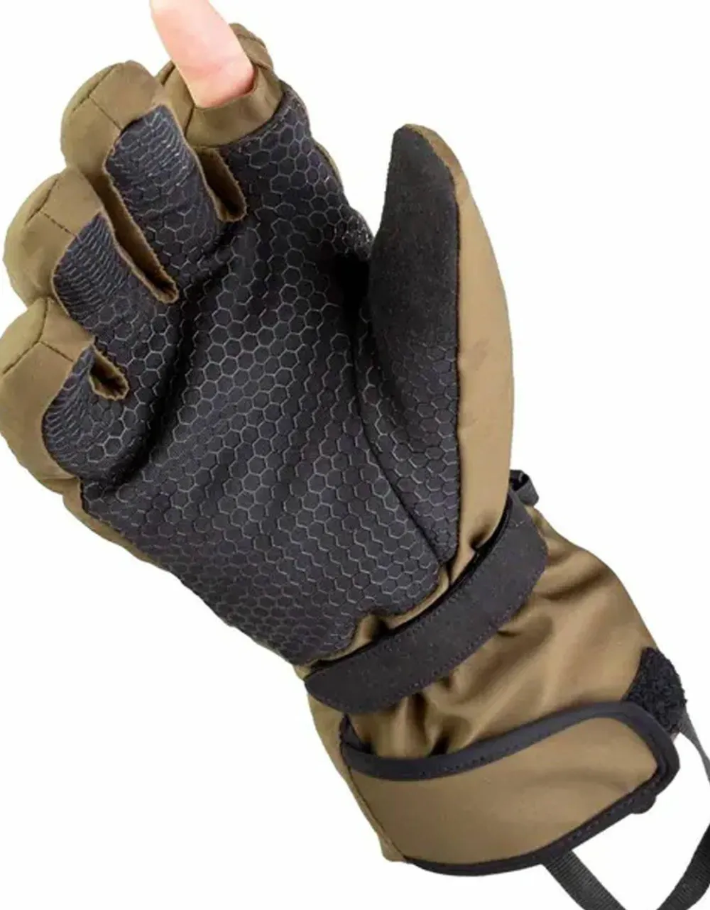 Heat Experience Hunting Gloves /black Green