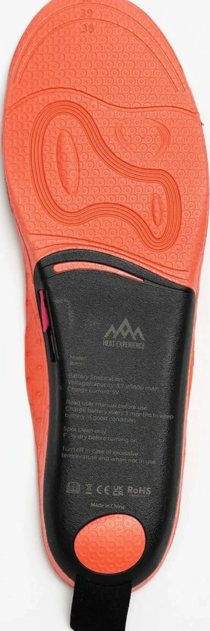 Heat Experience Insoles V2 Red Outlet