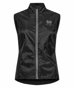 Hellner Biekkus Wind Vest Women's Black beauty Online