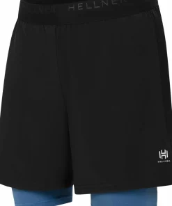 Hellner Kelva 2-in-1 Shorts Men's Black Beauty/Ensign Blue
