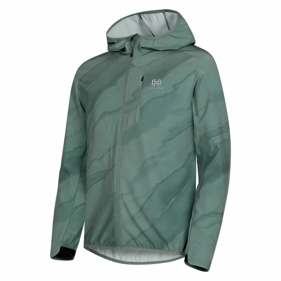 Hellner Men's Aras Running Jacket Laurel Wreath Aop