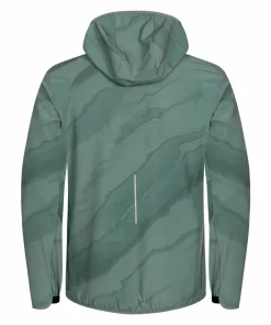 Hellner Men's Aras Running Jacket Laurel Wreath Aop