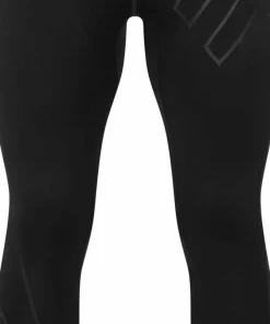 Hellner Men's Compression Full Length Tights Black Beauty New