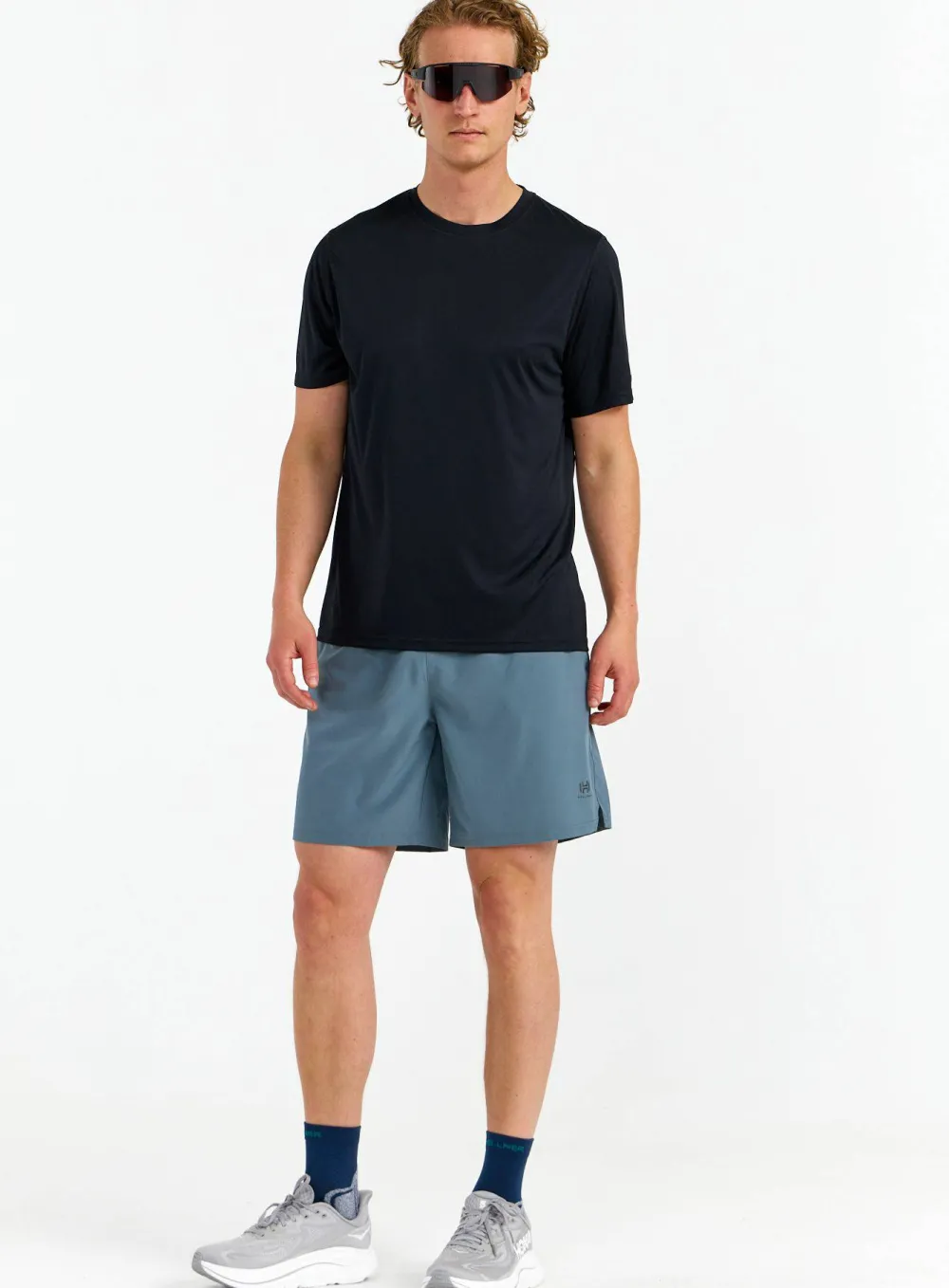 Hellner Men's Core Running Shorts Stormy Weather Hot