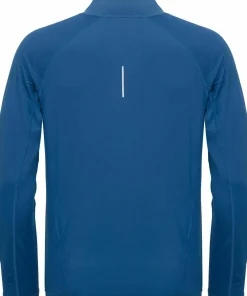 Hellner Men's Core Running Halfzip LS Tee Ensign Blue