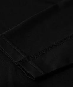 Hellner Men's Core Running Halfzip LS Tee Black Beauty Hot