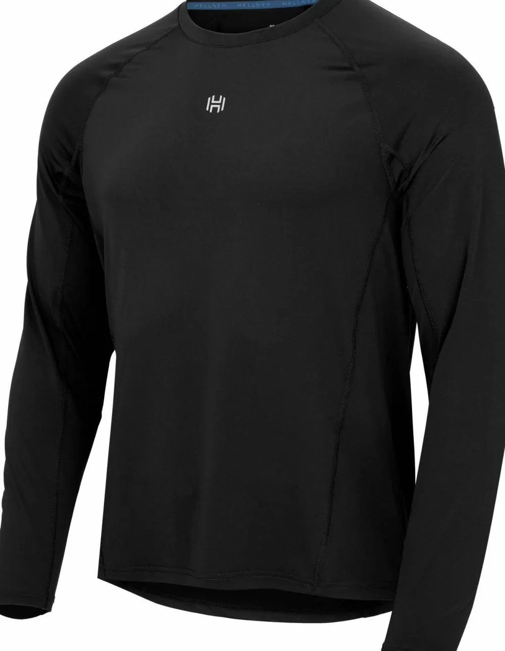 Hellner Men's Core Running Rn Long Sleeve Tee Black Beauty Hot