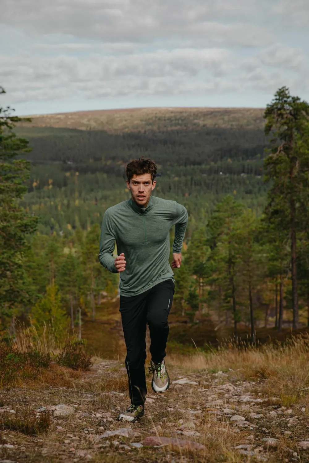 Men's Nunis Halfzip Long Sleeve Tee Skidåkning|Träning