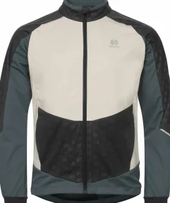 Hellner Men's Sårjås XC Ski Jacket Stormy Weather/Asphalt/Off White Stormyweather/Asphalt/Offw New