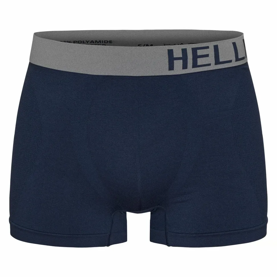 Hellner Men's Svierkku Seamless Boxer Dress Blue