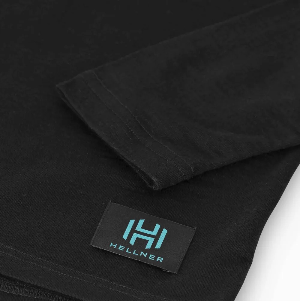 Hellner Men's Wool Warm Base Layer Long Sleeve Black Beauty Hot