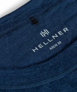 Hellner Men's Wool Warm Base Layer Long Sleeve Dress Blue/Flint Stone