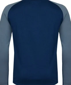 Hellner Men's Wool Warm Base Layer Long Sleeve Dress Blue/Flint Stone