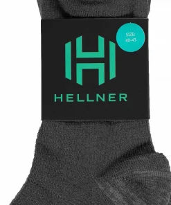 Hellner Running Mid Sock Asphalt Sale