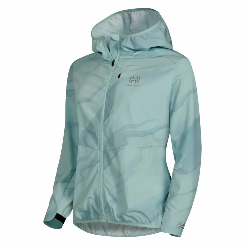 Hellner Women's Aras Running Jacket Blue Haze