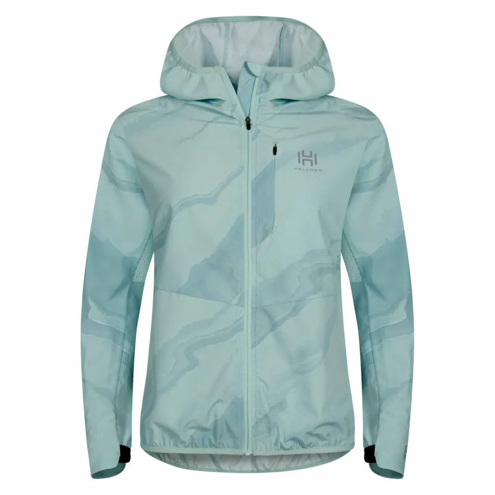 Hellner Women's Aras Running Jacket Blue Haze