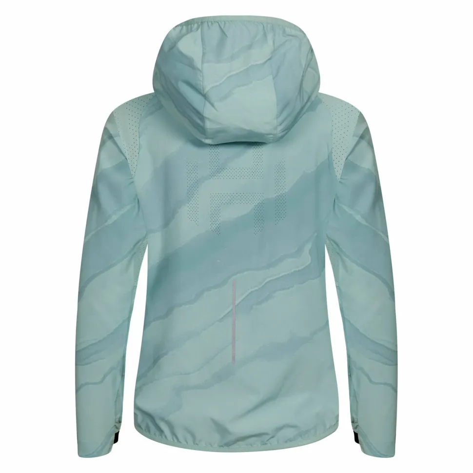 Hellner Women's Aras Running Jacket Blue Haze