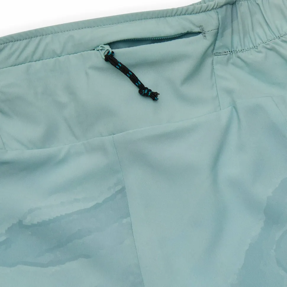 Hellner Women's Aras Running Shorts Blue Haze