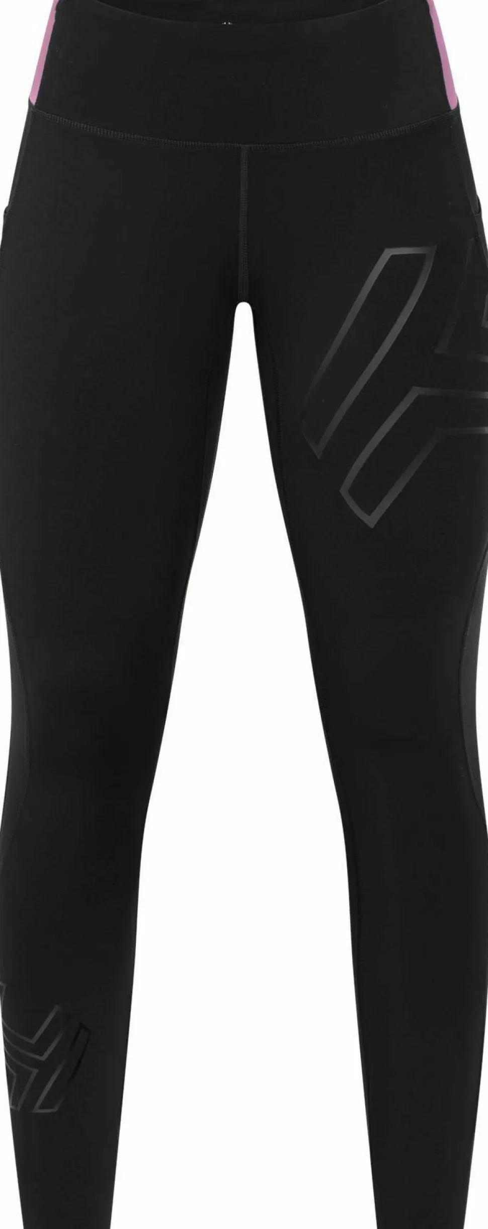 Hellner Women's Compression Full Length Tights Black Beauty