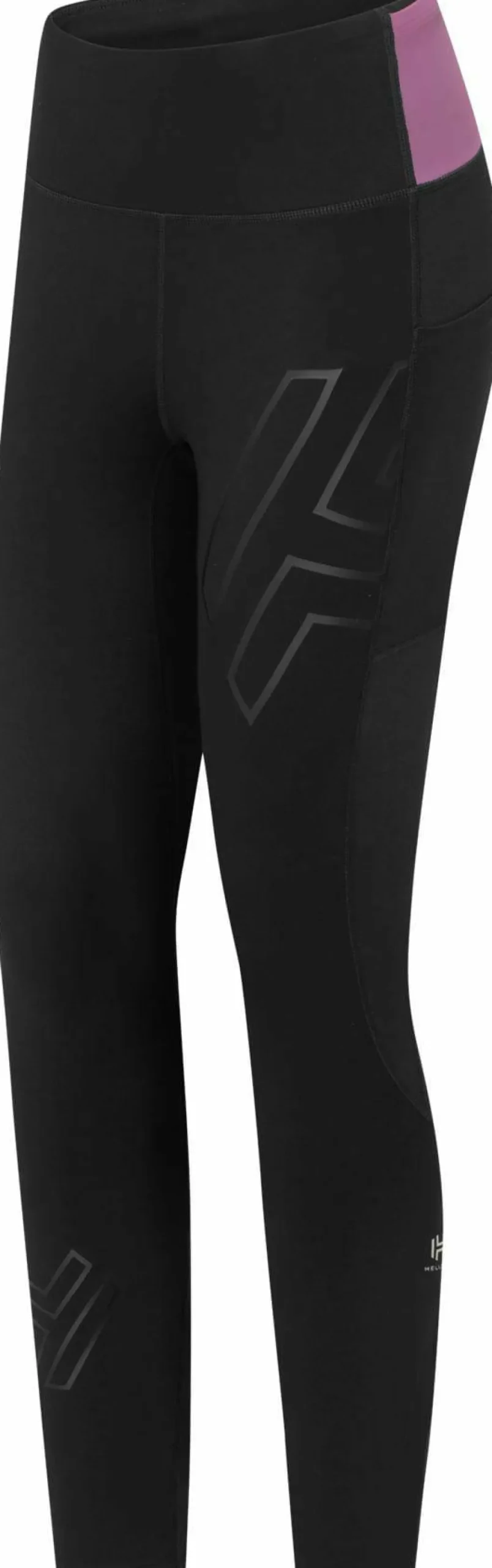 Hellner Women's Compression Full Length Tights Black Beauty