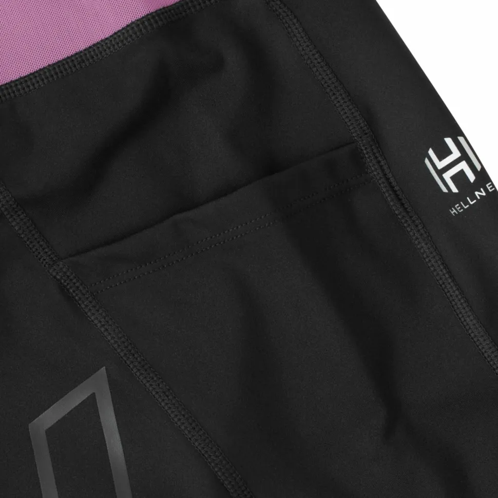 Hellner Women's Compression Full Length Tights Black Beauty