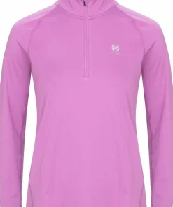 Hellner Women's Core Running Halfzip LS Tee Mulberry Discount
