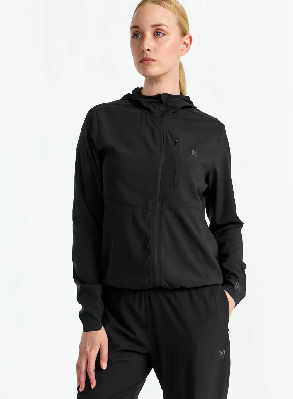 Hellner Women's Core Running Jacket Black Beauty Clearance