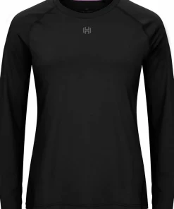 Hellner Women's Core Running Rn Long Sleeve Tee Black Beauty