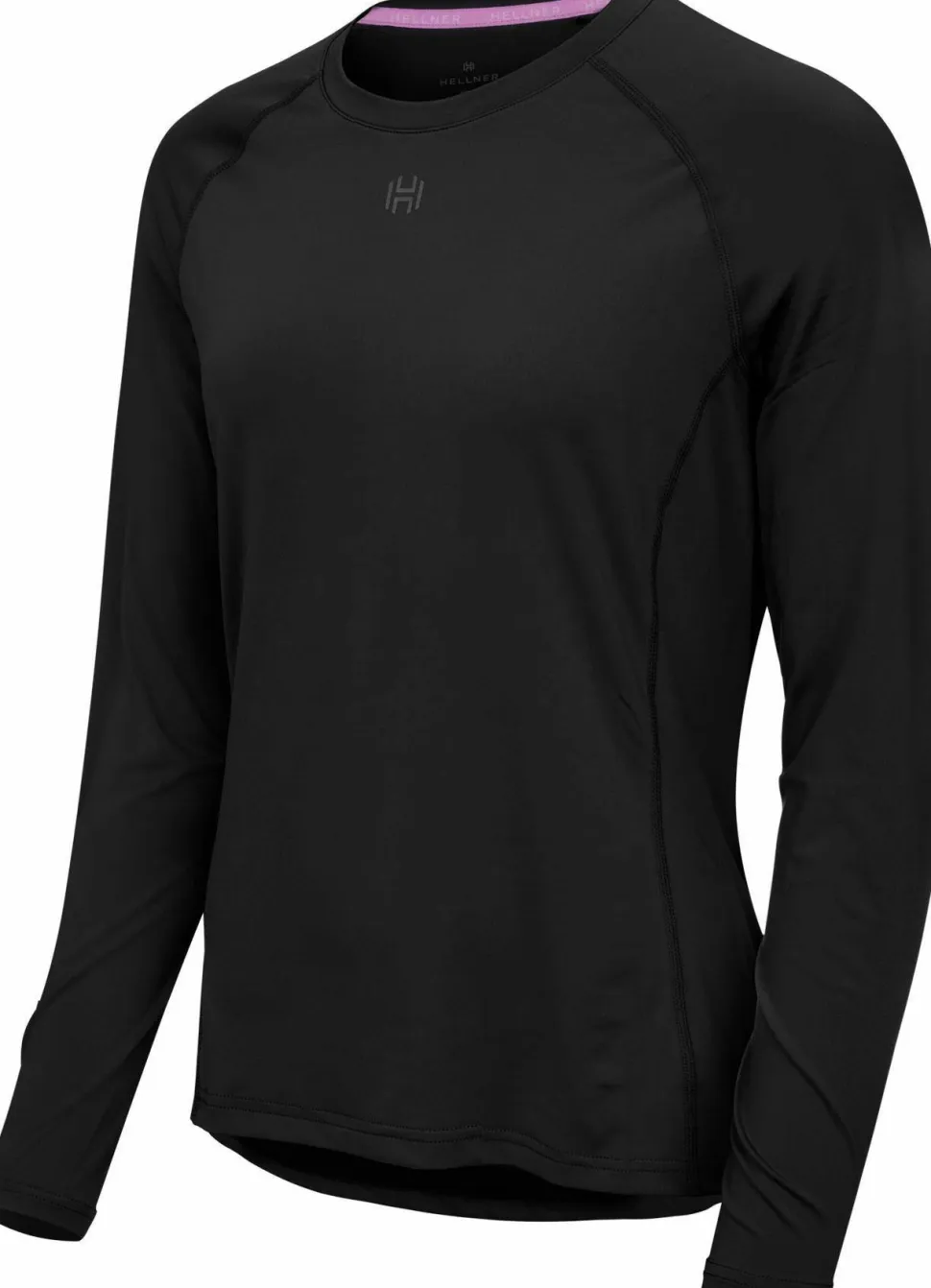 Hellner Women's Core Running Rn Long Sleeve Tee Black Beauty