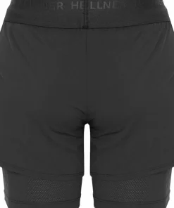 Hellner Women's Kelva 2-In-1 Running Long Tights Black Beauty/black Beauty