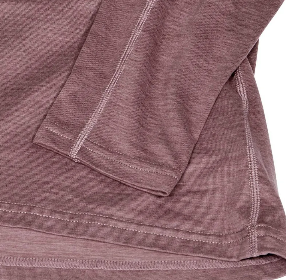 Hellner Women's Nunis Halfzip Long Sleeve Tee Rose Taupe Sale