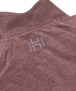 Hellner Women's Nunis Halfzip Long Sleeve Tee Rose Taupe Sale
