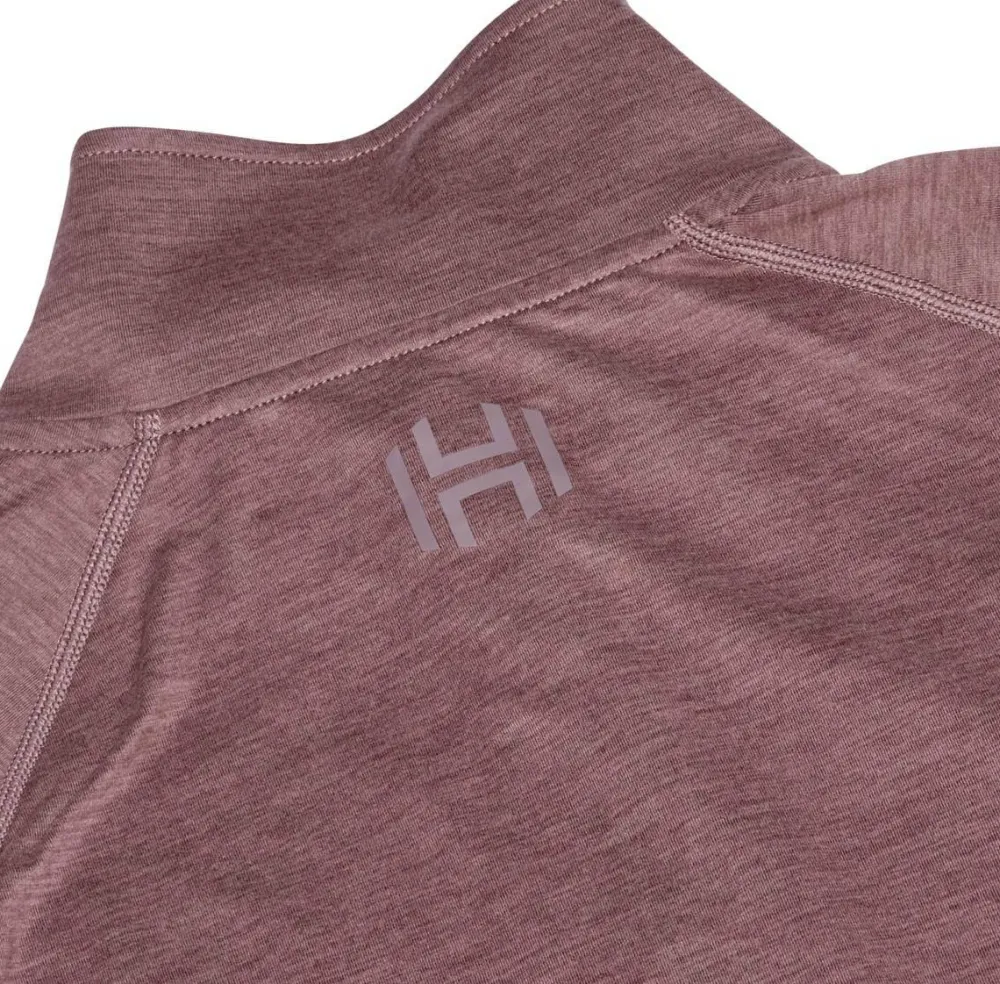 Hellner Women's Nunis Halfzip Long Sleeve Tee Rose Taupe Sale