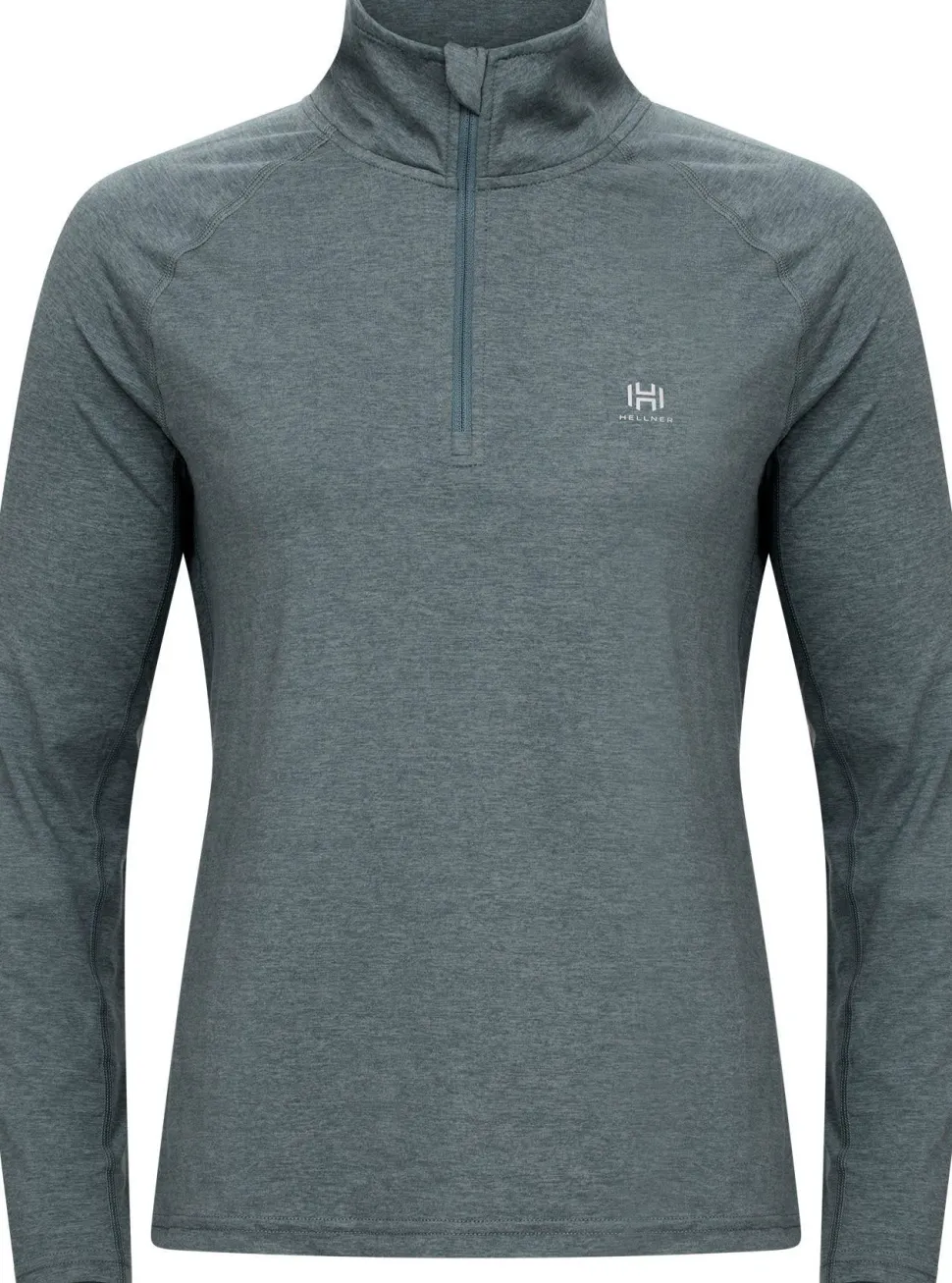 Hellner Women's Nunis Halfzip Long Sleeve Tee Stormy Weather