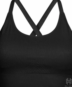 Hellner Women's Seamless Tech Sport Bra Black Beauty Sale