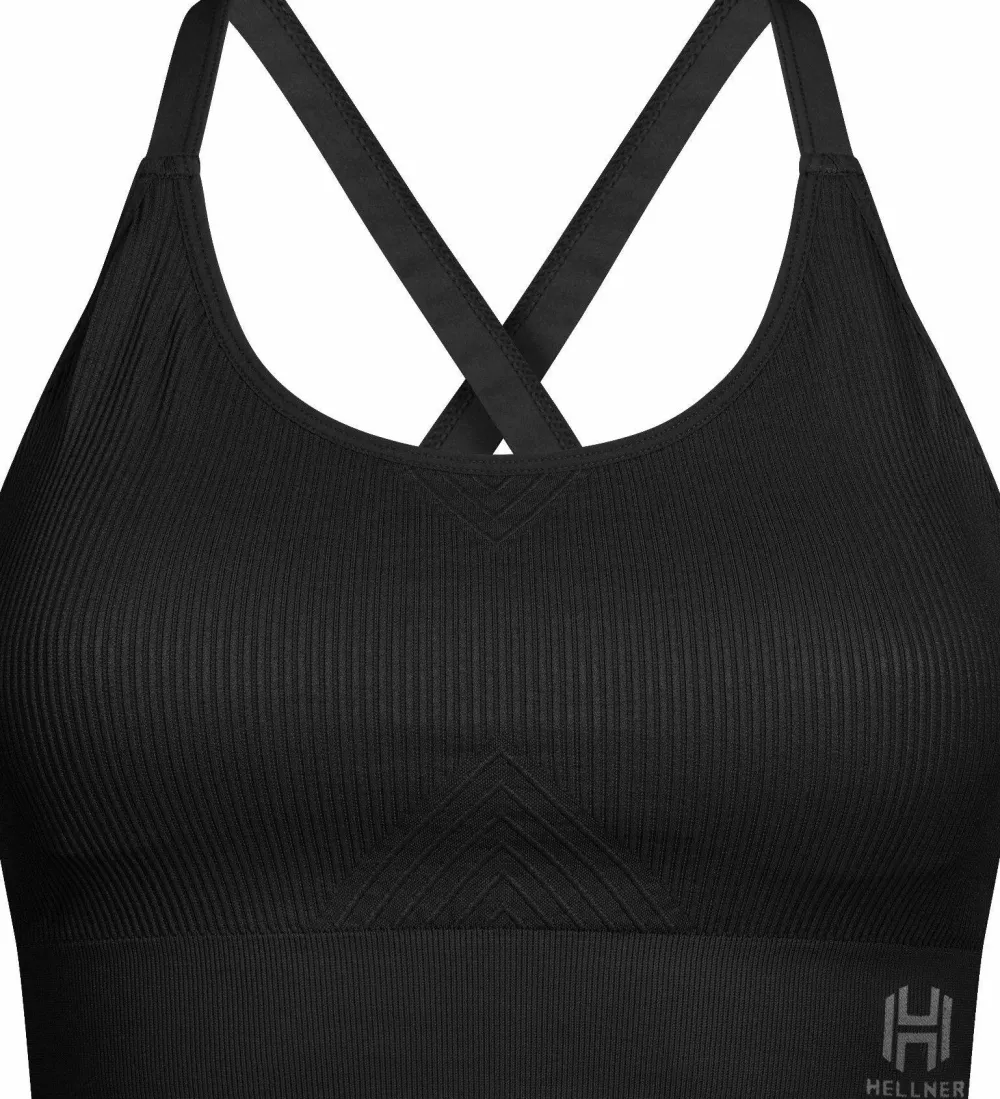 Hellner Women's Seamless Tech Sport Bra Black Beauty Sale