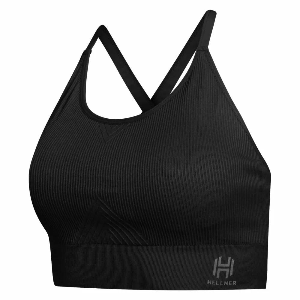 Hellner Women's Seamless Tech Sport Bra Black Beauty Sale
