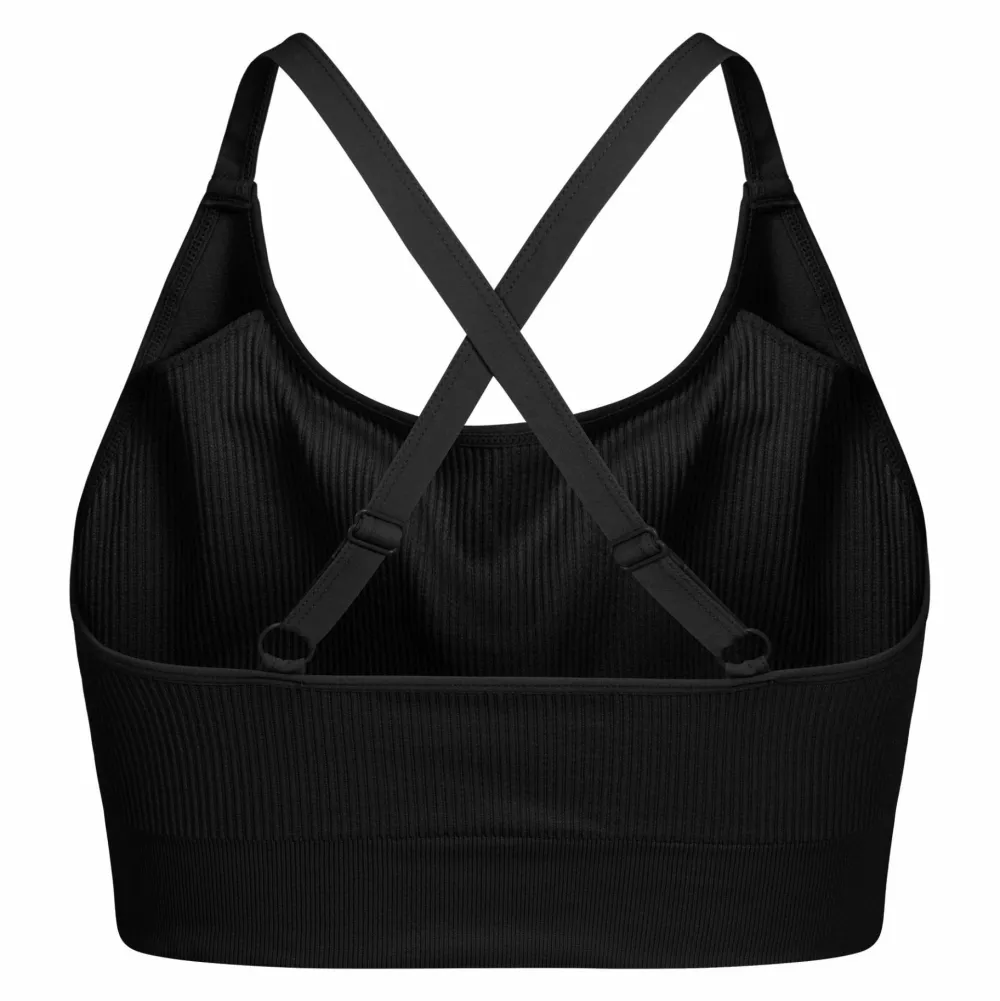 Hellner Women's Seamless Tech Sport Bra Black Beauty Sale