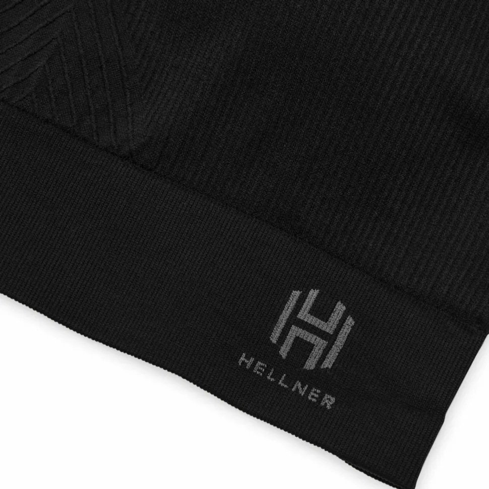 Hellner Women's Seamless Tech Sport Bra Black Beauty