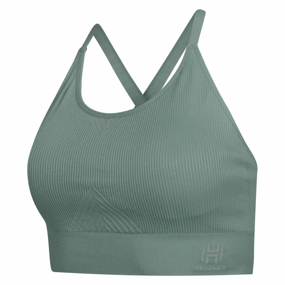 Hellner Women's Seamless Tech Sport Bra Laurel Wreath