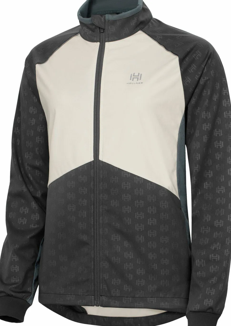 Hellner Women's Sårjås XC Ski Jacket Stormy Weather/Asphalt/Off White