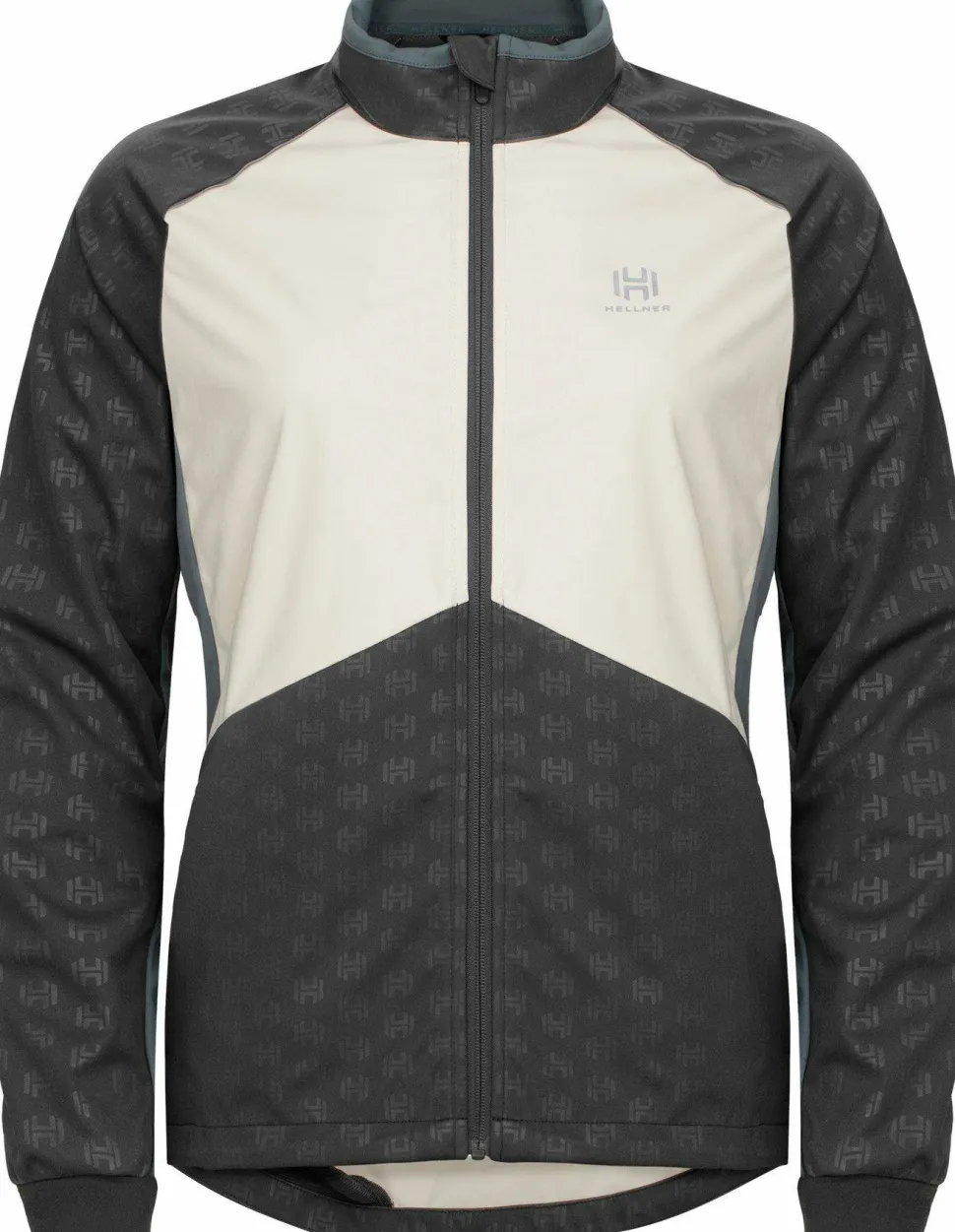 Hellner Women's Sårjås XC Ski Jacket Stormy Weather/Asphalt/Off White