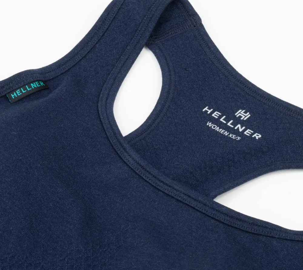 Hellner Women's Wool Tech Seamless Bra Dress Blues Clearance