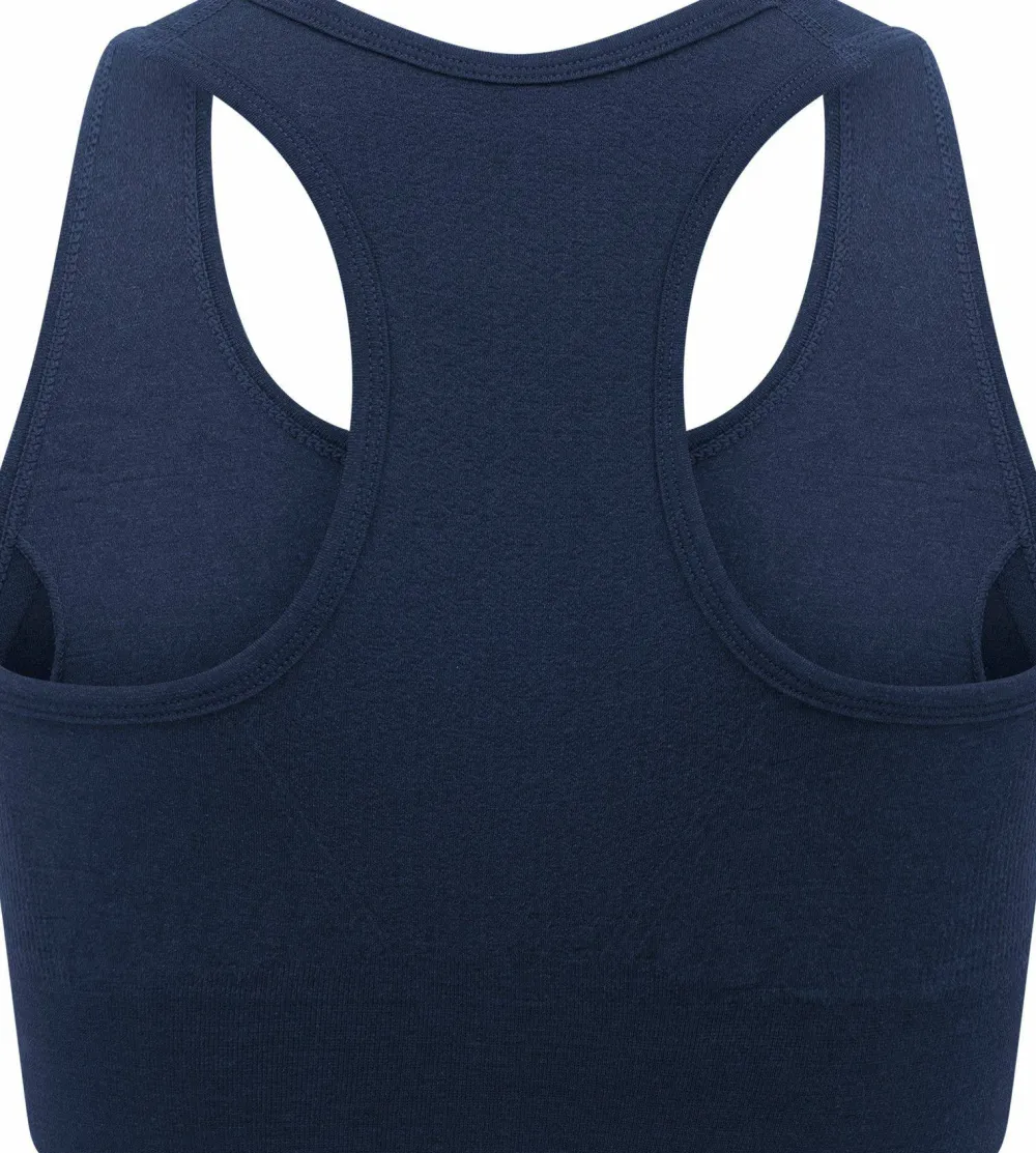Hellner Women's Wool Tech Seamless Bra Dress Blues Clearance